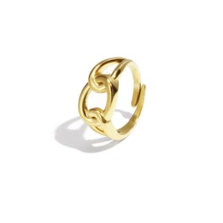 Knot ring goud