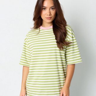 Eloise Striped T-shirt groen pre order 26-6