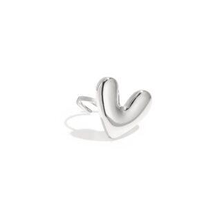 Hart ring zilver